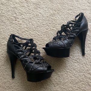 Platform Studded Heels